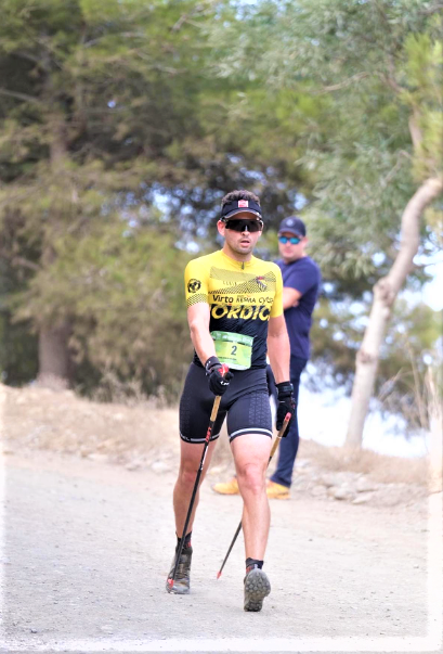 PEDRO ROMERO CAMPE&Oacute;N DE LA COPA DE ESPA&Ntilde;A DE MARCHA N&Oacute;RDICA